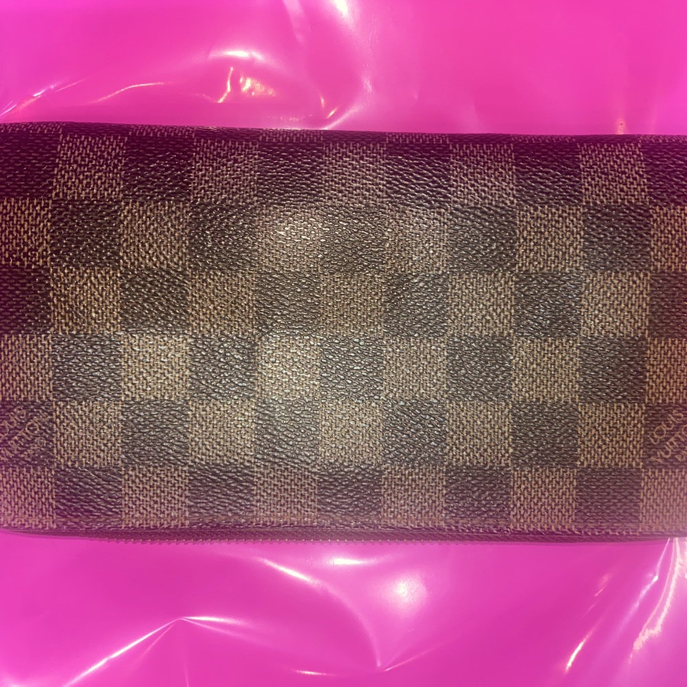 Louis Vuitton Damier Ebene Zippy Long Wallet